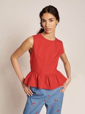 Sister Jane CARMEN OPEN BACK - Blůza - red