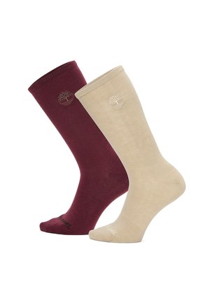 2 PACK - Calze - burgundy