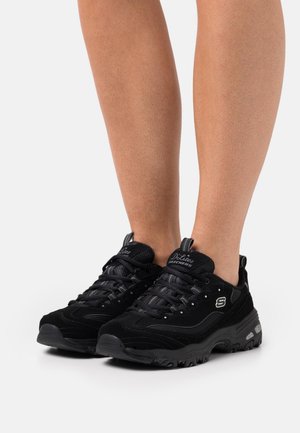 Skechers Wide Fit WIDE FIT D'LITES - Sapatilhas - black