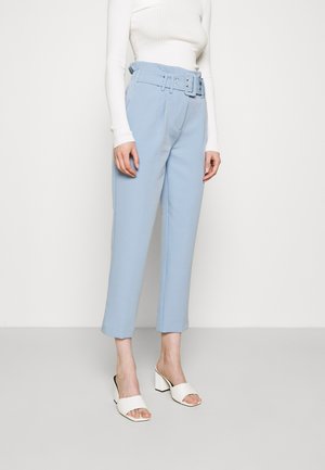 BELTED LEG TROUSER - Kalhoty - cornflower
