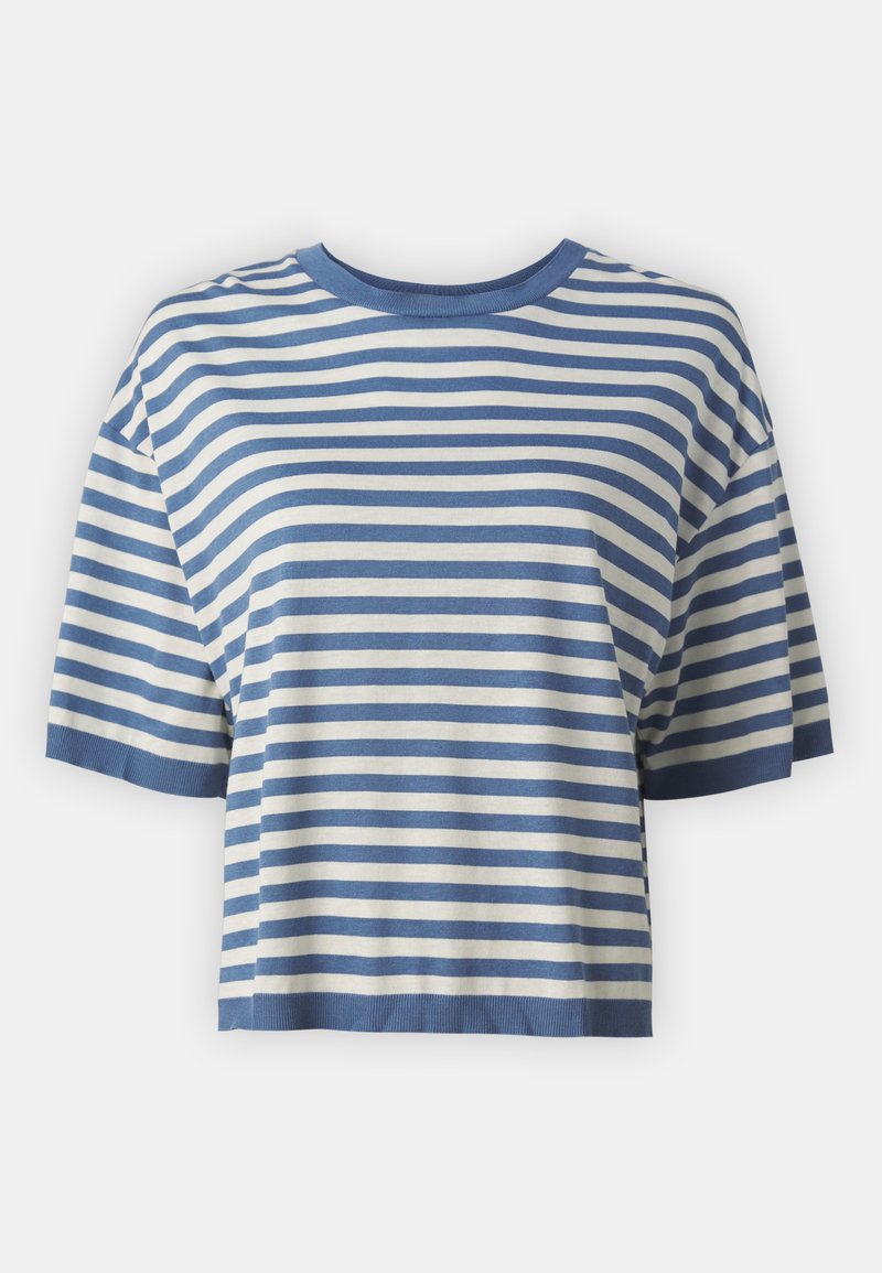 drykorn T-shirt print blauwgrijs