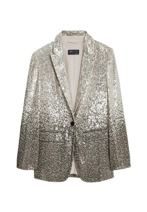 Marks & Spencer TAILORED SEQUIN SINGLE BREASTED - Blazer - natural mix