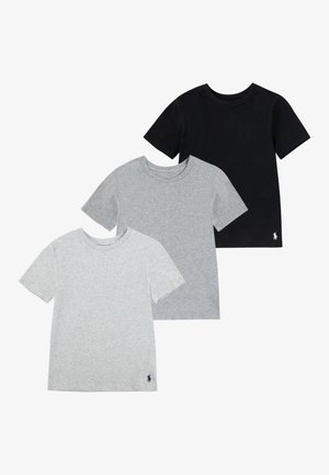 CREW UNISEX 3 PACK - Camiseta interior - black/andover heather