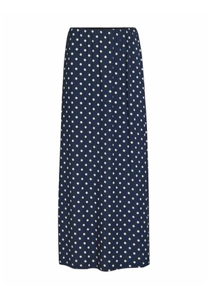VILA, MAXIROCK VILEOA HIGH WAIST - Jupe longue - navy blazer