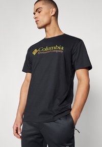 Columbia BASIC LOGO™ SHORT SLEEVE - Triko s potiskem - black