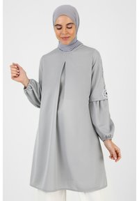 Modanisa - CREW NECK TAVIN - Tunic - grey Thumbnail Image 1