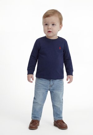 Polo Ralph Lauren COTTON JERSEY LONG SLEEVE T SHIRT - T-shirt à manches longues - cruise navy