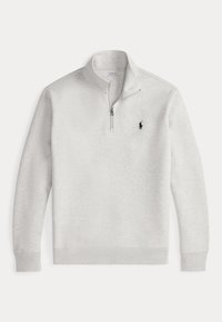 DOUBLE-KNIT QUARTER-ZIP PULLOVER - Sweatshirt - light sport heather