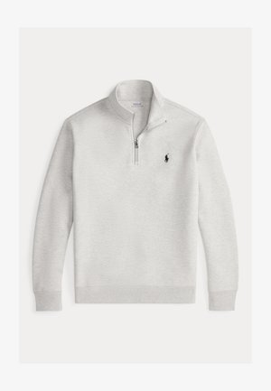 Polo Ralph Lauren DOUBLE-KNIT QUARTER-ZIP PULLOVER - Sweater - light sport heather