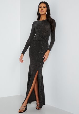 SPARKLING KNOT L/S GOWN - Festklänning - black