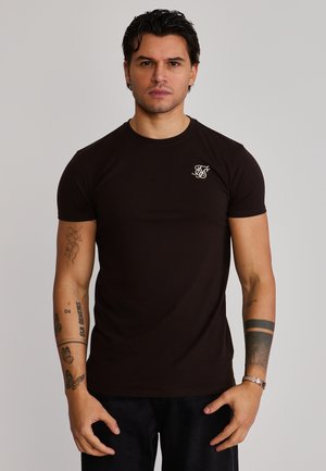 SIKSILK, ESSENTIALS - T-shirt basic - brown