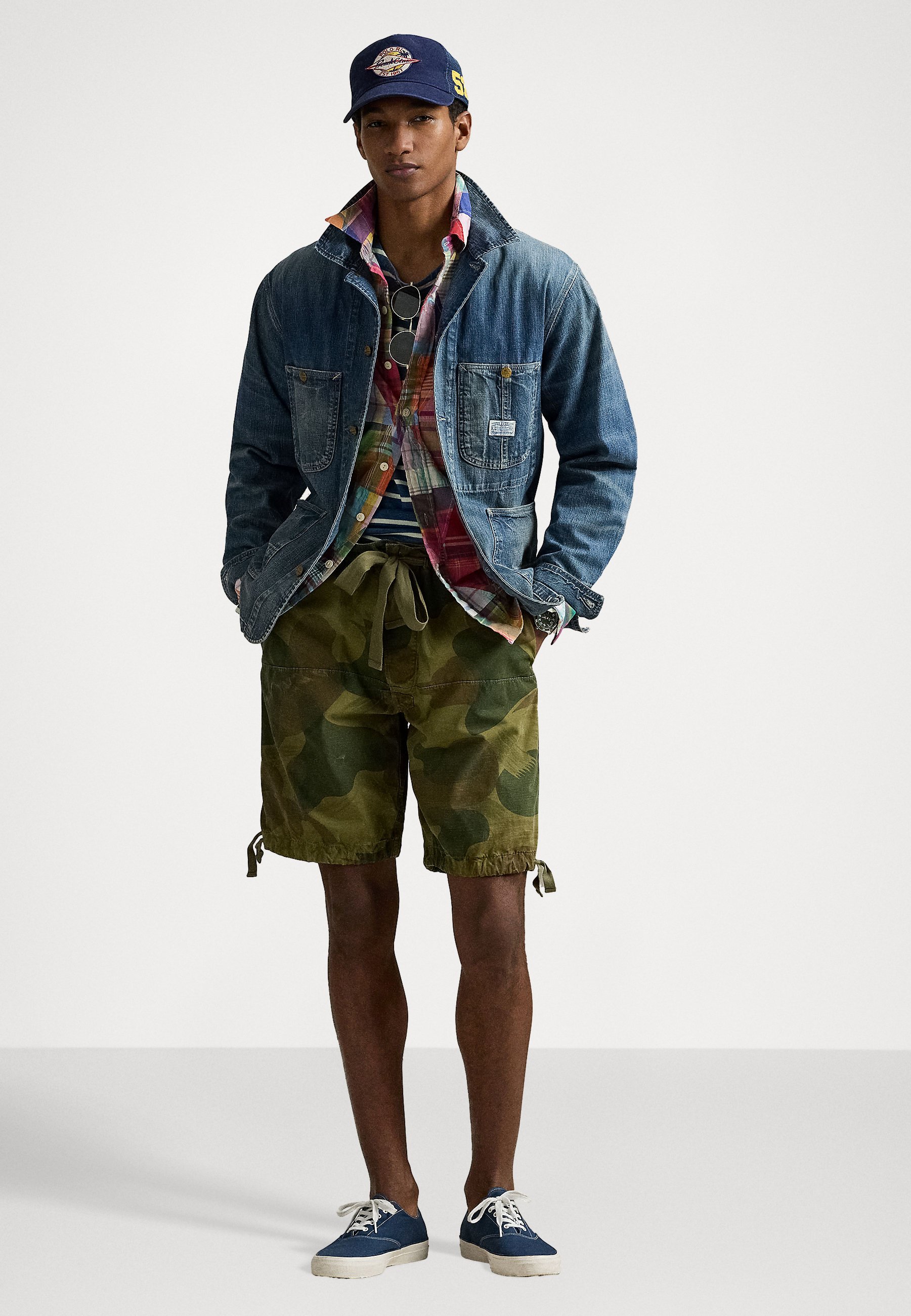 Polo Ralph Lauren CANVAS BEACHCOMBER FRONT - Shorts - khaki