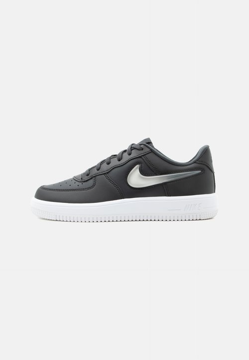 Nike Sportswear FORCE 1 LACE UNISEX - Sneakers low - dark smoke grey/vast grey/black/white