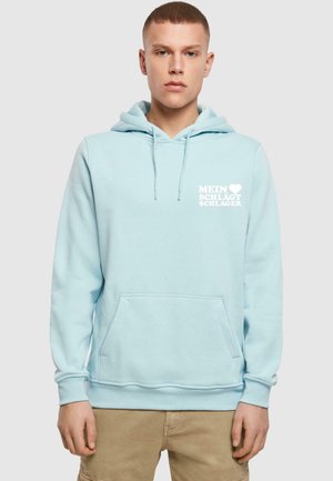 MHSS LOGO - Felpa con cappuccio - ocean blue