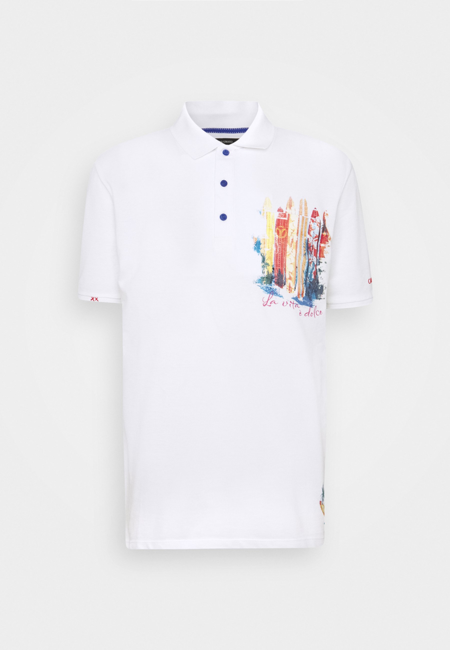 Carlo Colucci Poloskjorter weiss Zalando.no Carlo Colucci Poloskjorter - weiss