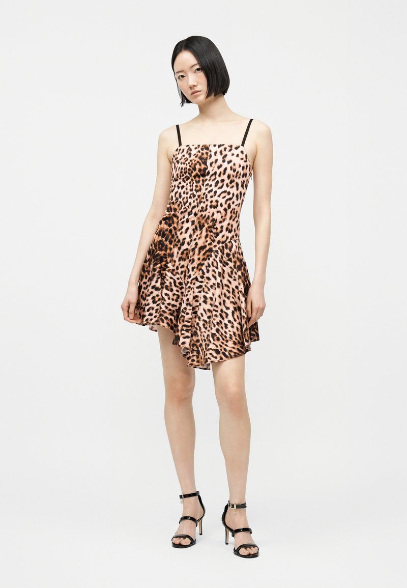 Vintage Moschino Dress MOSCHINO JEANS DRESS Cocktail Dress Party Dress Brown