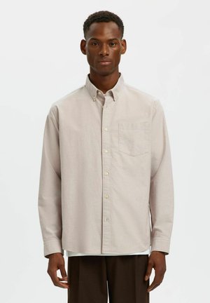 SLHREGRICK-OX  - Chemise - savannah tan detailmixed white