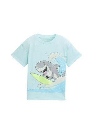 Print T-shirt - icy blue