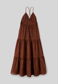 BZB LONGUE BRODERIE ANGLAISE - Robe longue - marron