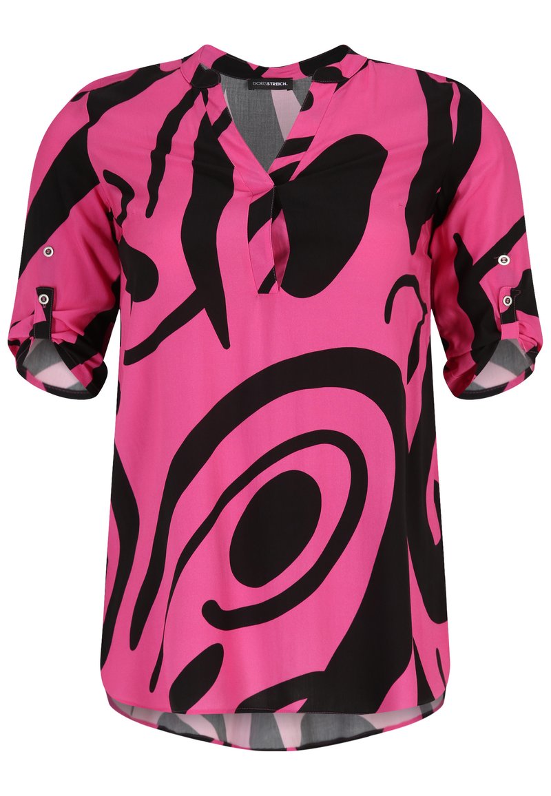 DORIS STREICH MIT ALLOVER MUSTER - Bluse - rosa