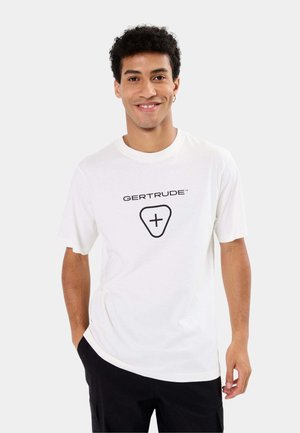 LEONCE LOGO - T-shirt imprimé - blanc