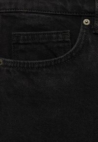 Mango Vaqueros rectos - black denim
