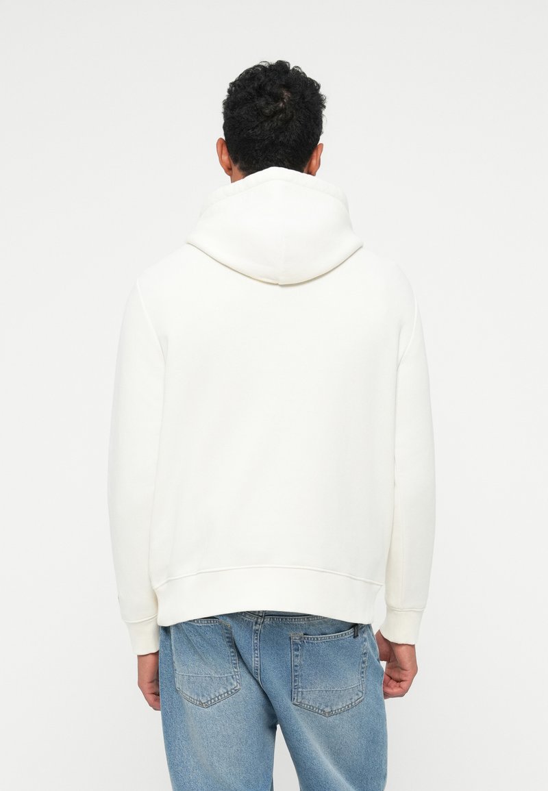 GANT GRAPHIC HOODIE - Mikina s kapucí - cream