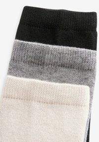 Next 3 PACK REGULAR FIT - Ponožky - black grey neutral