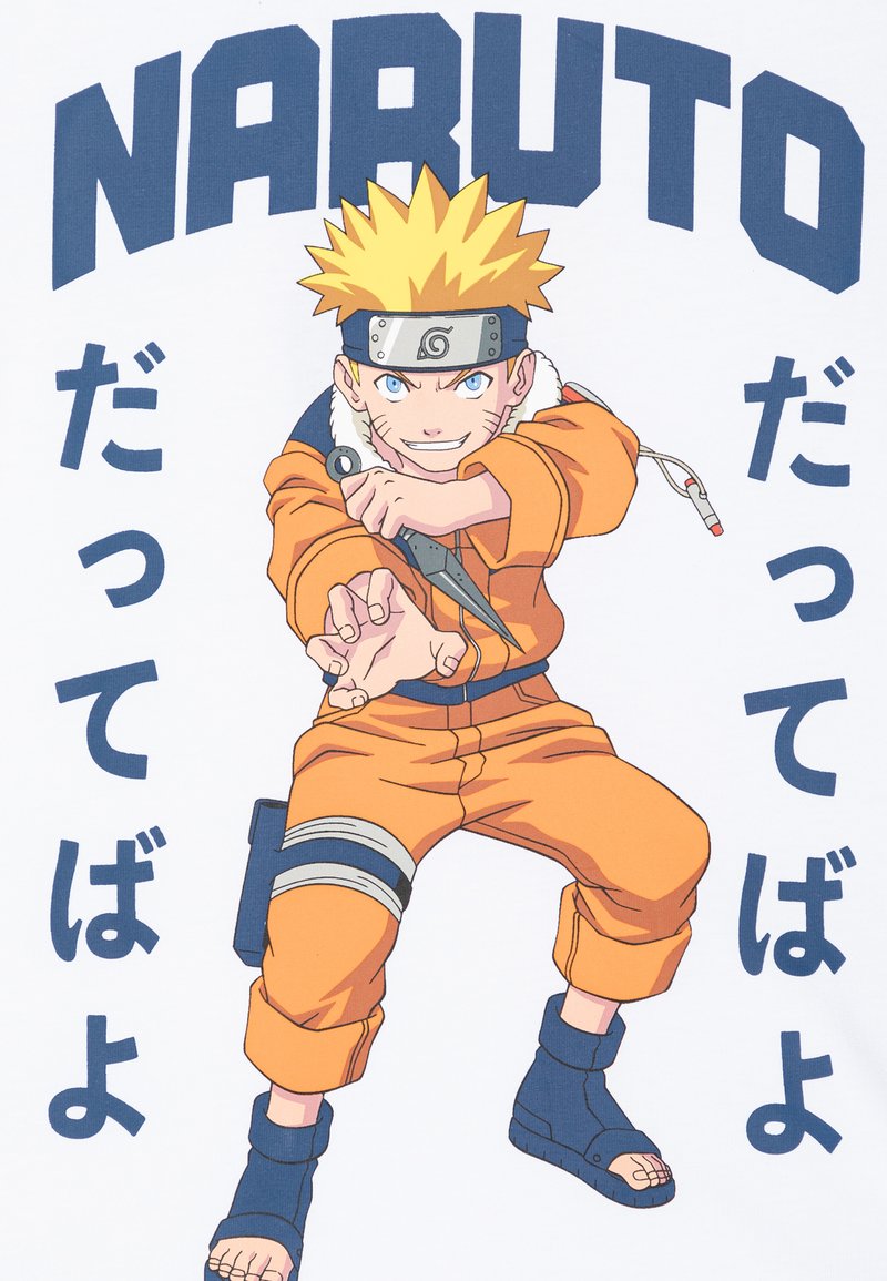 T-Shirt NAME IT Naruto Per Bambini/Ragazzi - Cotone, Collo A U, Stampa Gomma Morbida - Foto 7