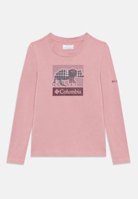 Columbia HAZELDEL HILL GRAPHIC TEE UNISEX - Hosszú ujjú felső - eraser pink