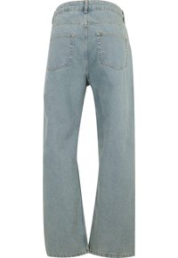 DEF KANT STRAIGHT FIT  - Traperice ravnih nogavica - sand blue denim