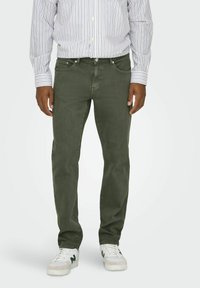 Only & Sons Vaqueros rectos - four leaf clover