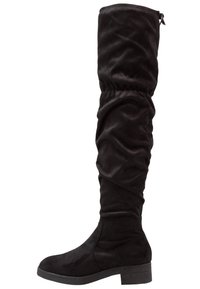 New Look Botas mosqueteras - black