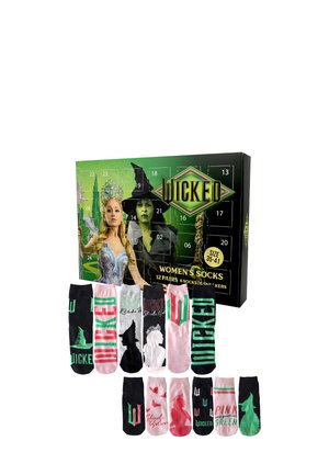 WICKED - 12 PAARE - Advent calendar - mehrfarbig