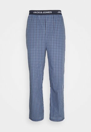 JACBLUEISH CHECK PANTS - Pyžamový spodní díl - dress blues