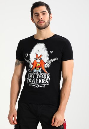 LOONEY TUNES - SAY YOUR PRAYERS - Print T-shirt - black