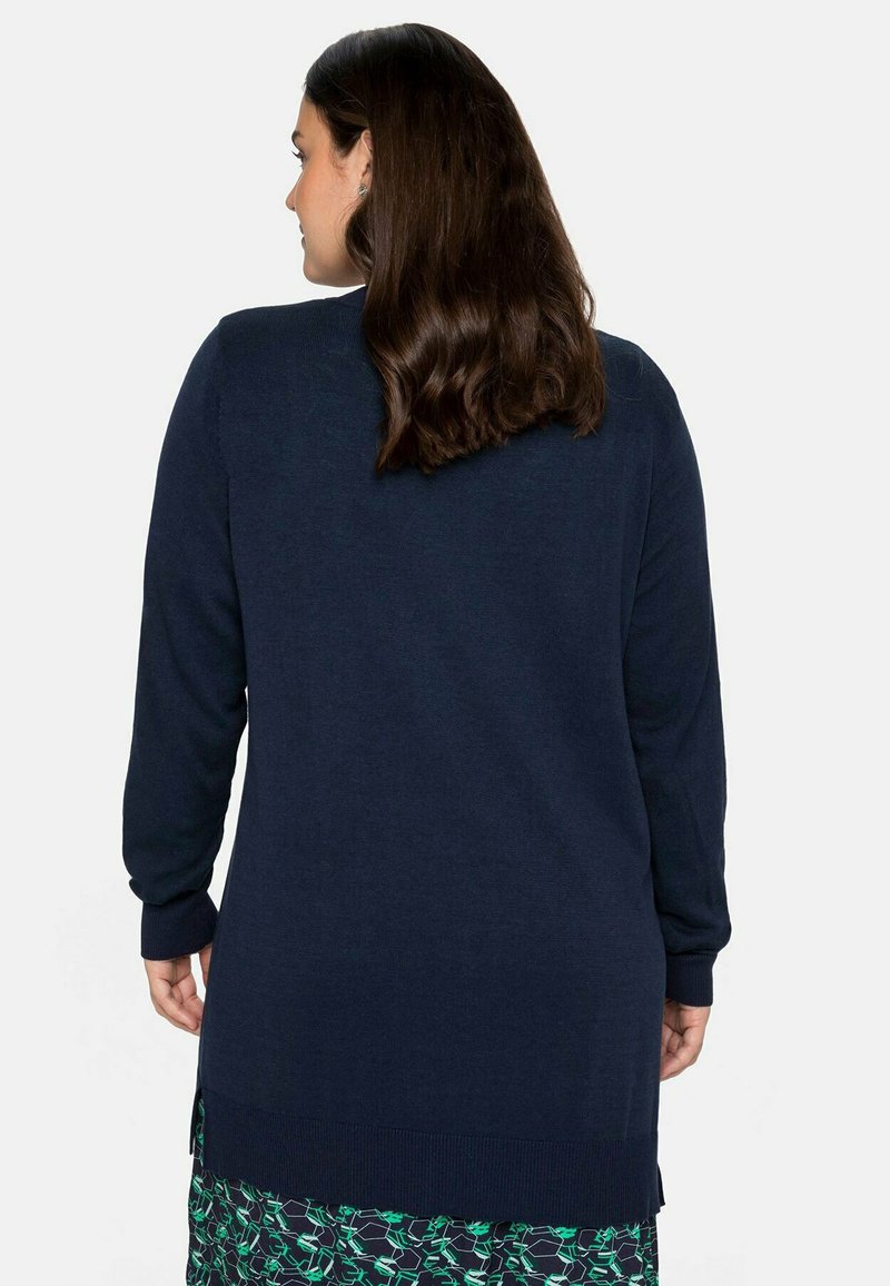 Damen Strickjacken | Sheego Strickjacke marine/dunkelblau - XZ10281 Damen Strickjacken | Sheego Strickjacke marine/dunkelblau - XZ10281