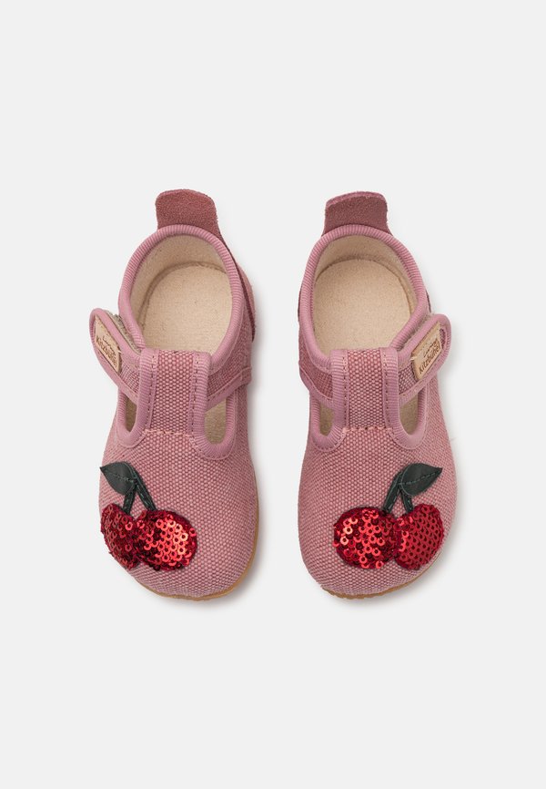 CHEEKY CHERRY T-SPANGE - Slippers - dark rose cloud