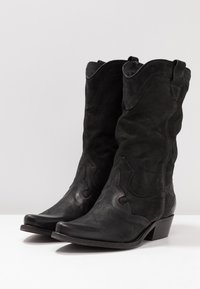 Felmini GERBERA - Botas de cowboy/motociclista - morgan black