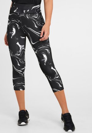 MIT BREITEM BUND - Leggings - black