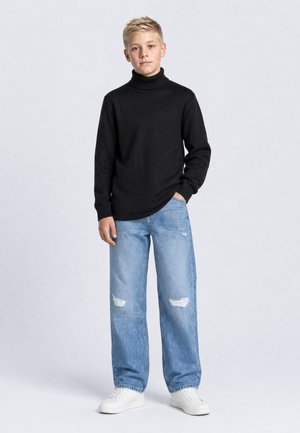 Petrol Industries, FINE-KNIT TURTLENECK SWEATER LEBANON - Jumper - black
