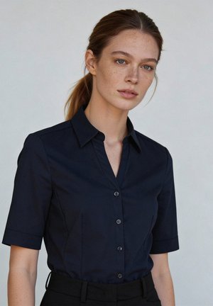 More & More, STRETCH - Hemdbluse - dunkelblau