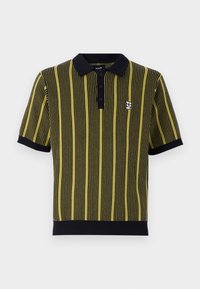 TRACE STRIPE TOP UNISEX - Polo shirt - moss