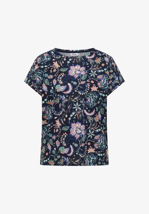 Cecil, T-SHIRT MIT BOAT NECK UND PRINT - T-shirt imprimé - urban dark blue