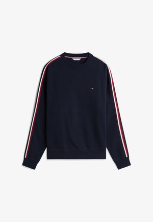 Tommy Hilfiger, TRACK TOP - TH GLOBAL STRIPE LG - Горнище на пижама - navy blue