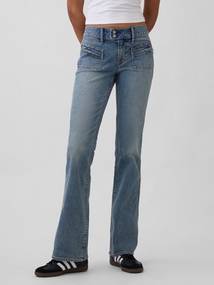 LONG AND LEAN OLVERA ZIP POCKETS - Trapézfarmer - blue denim