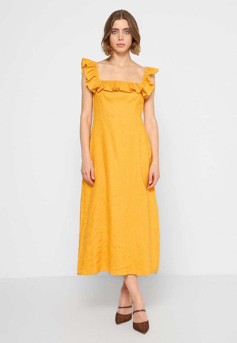 & Other Stories Maxi-jurk geel