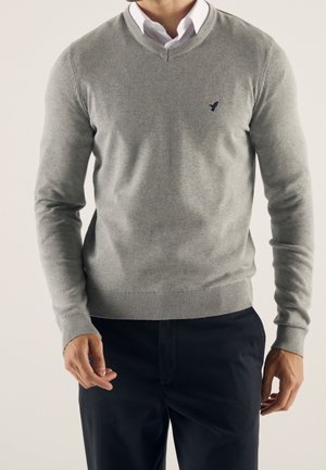 Jersey de punto - mottled grey