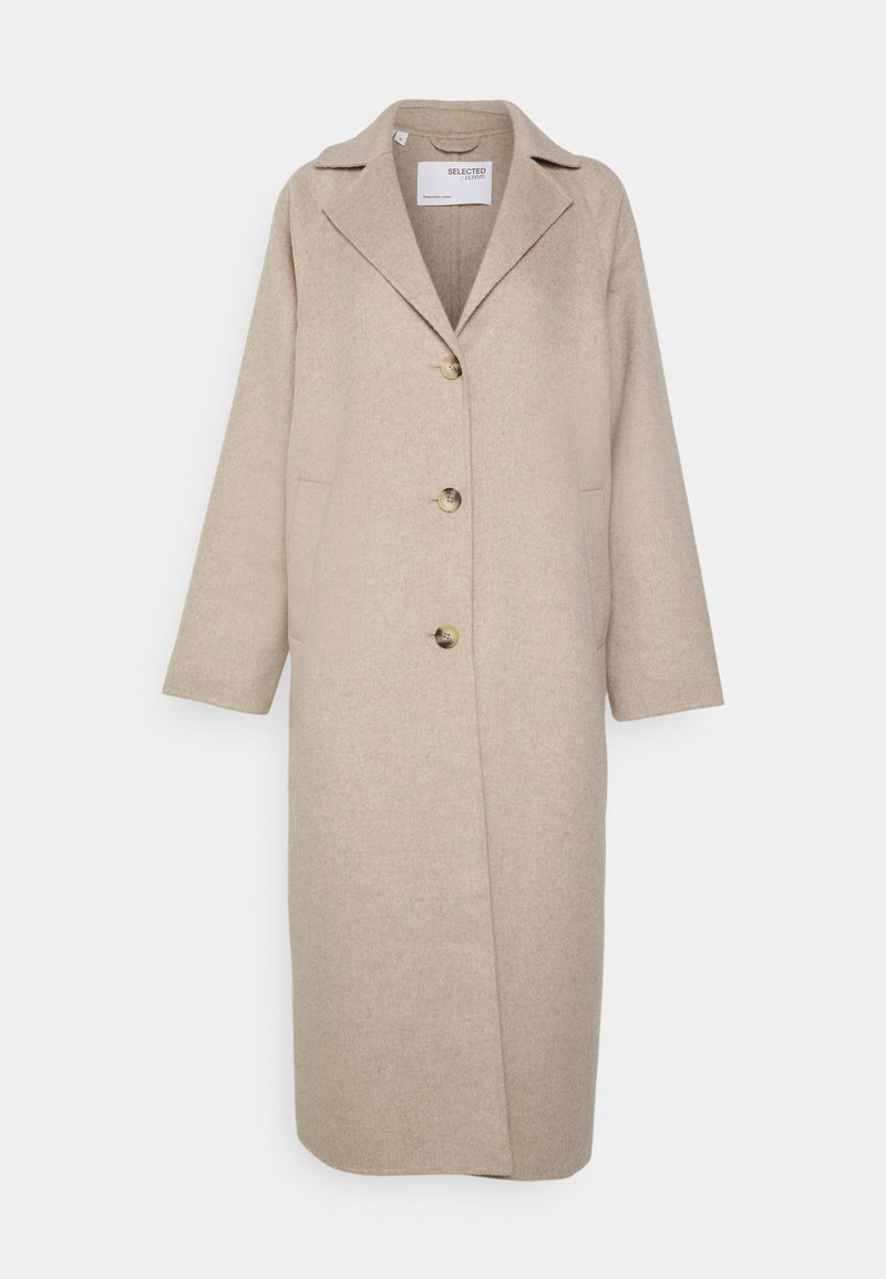 Selected Femme SLFNEW TAMA COAT Klassischer Mantel sandshell