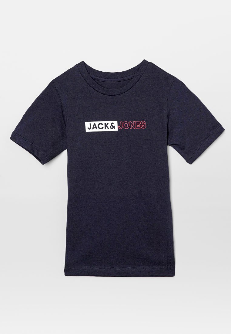 Jack & Jones Junior T-shirt print donkerblauw